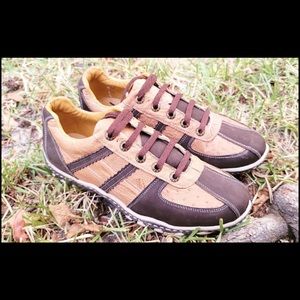 Authentic ostrich leather shoes